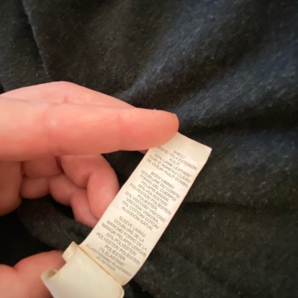 Lucky Brand Lamb Leather Jacket | Small - Picture 6 of 8
